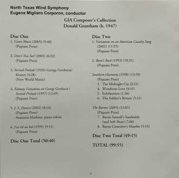 2CD North Texas Wind Symphony: Donald Grantham