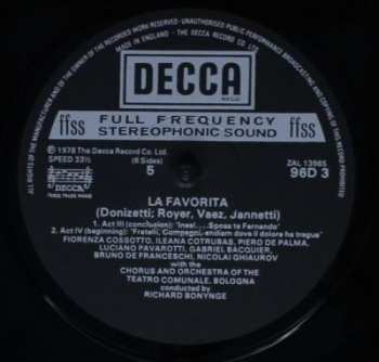 3LP/Box Set Ileana Cotrubas: La Favorita