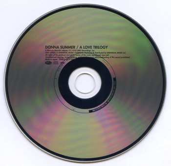 CD Donna Summer: A Love Trilogy LTD