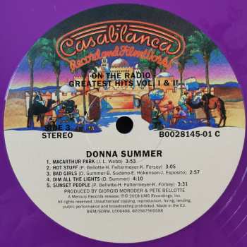 2LP Donna Summer: On The Radio: Greatest Hits Vol. I & II LTD | CLR