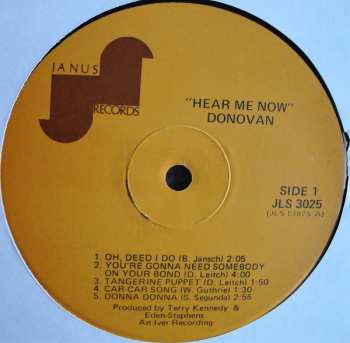 LP Donovan: Hear Me Now