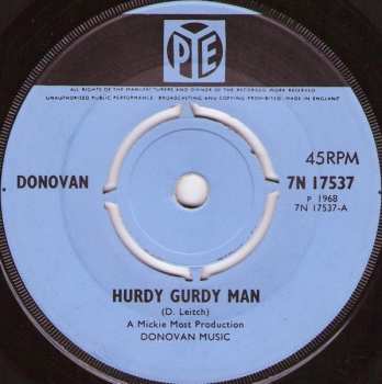 Album Donovan: Hurdy Gurdy Man