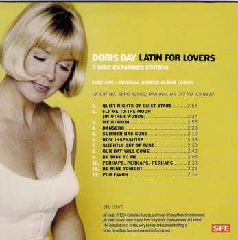 3CD Doris Day: Latin For Lovers