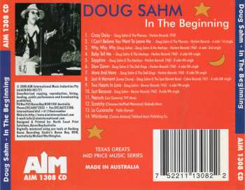 CD Doug Sahm: In The Beginning