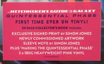 2LP Douglas Adams: The Hitchhiker's Guide To The Galaxy Quintessential Phase CLR | LTD