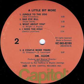 LP Dr. Hook: A Little Bit More