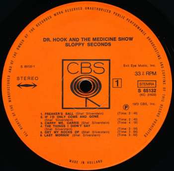 LP Dr. Hook & The Medicine Show: Sloppy Seconds
