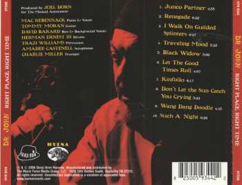 CD Dr. John: Right Place, Right Time (Live At Tipitina's - Mardi Gras '89)