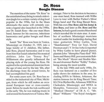 CD Doctor Ross: Boogie Disease