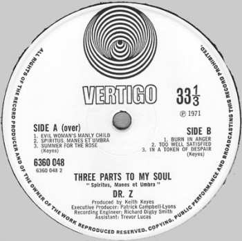 LP Dr. Z: Three Parts To My Soul