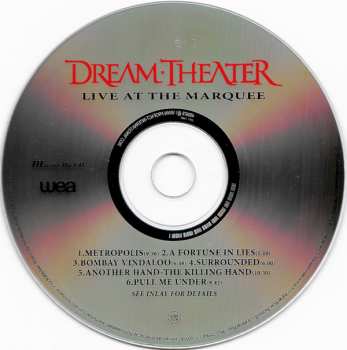 CD Dream Theater: Live At The Marquee