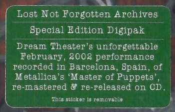 CD Dream Theater: Master Of Puppets - Live In Barcelona, 2002 DIGI