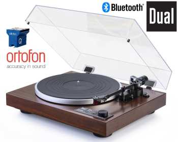 Hi-Fi DUAL CS 529 Walnut + Ortofon QUINTET BLUE (MC)