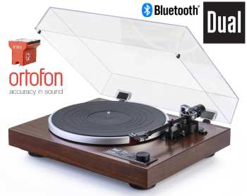 Hi-Fi DUAL CS 529 Walnut + Ortofon QUINTET RED (MC)