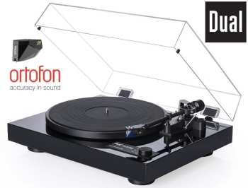 Hi-Fi DUAL CS 618Q High End Černý Piano lak + Ortofon 2M BLACK (MM)