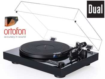 Hi-Fi DUAL CS 618Q High End Černý Piano lak + Ortofon 2M BRONZE (MM)