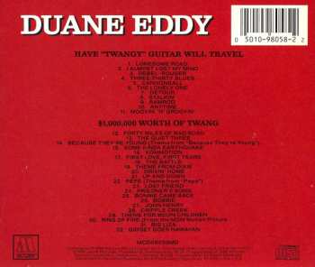 CD Duane Eddy: 2 All Time Great Classic Albums - Have "Twangy" Guitar Will Travel / $1,000,000 Worth Of Twang