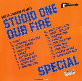 2LP Dub Specialist: Studio One Dub Fire Special (Chapter Three: 18 Heavyweight Dub Cuts From Brentford Road)