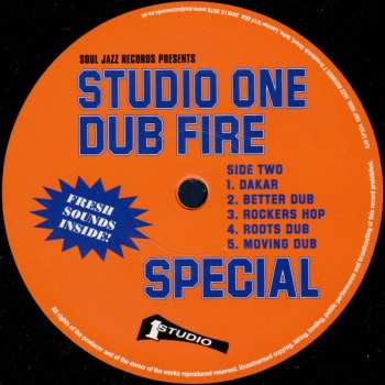 2LP Dub Specialist: Studio One Dub Fire Special (Chapter Three: 18 Heavyweight Dub Cuts From Brentford Road)