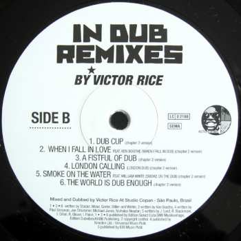 LP Dub Spencer & Trance Hill: In Dub Remixes By Victor Rice LTD