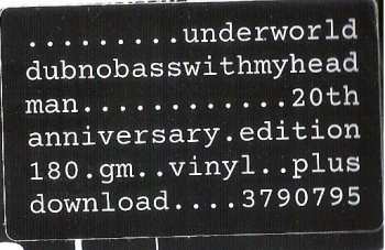2LP Underworld: Dubnobasswithmyheadman