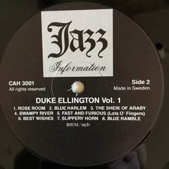 LP Duke Ellington And His Orchestra: The Brunswick Sessions (1932-35). Volume 1.