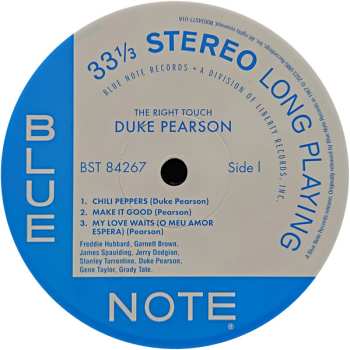LP Duke Pearson: The Right Touch