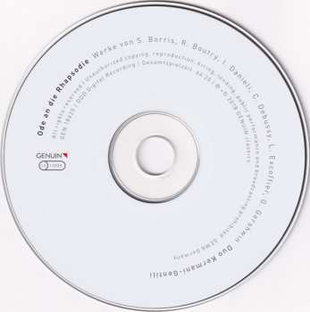 CD Duo Kermani-Gentili: Ode An Die Rhapsodie