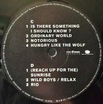2LP Duran Duran: Live 2011 (A Diamond In The Mind) LTD