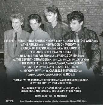 CD Duran Duran: Do The Madison