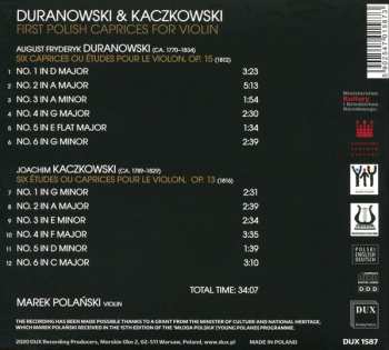 CD Joachim Kaczkowski: First Polish Caprices For Violin