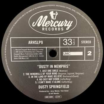 LP Dusty Springfield: Dusty In Memphis