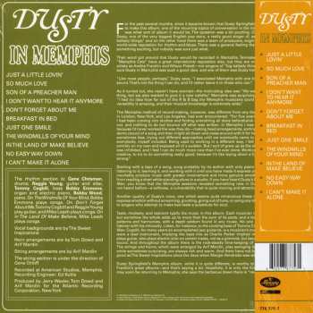 LP Dusty Springfield: Dusty In Memphis