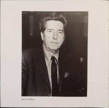 CD Henri Dutilleux: L'Oeuvre Pour Piano