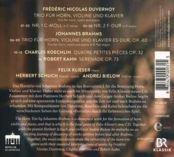 CD Johannes Brahms: Horn Trios
