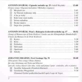 CD Antonín Dvořák: Gypsy Songs