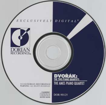 CD Antonín Dvořák: The Two Piano Quartets