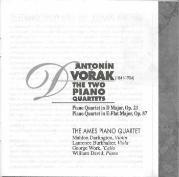CD Antonín Dvořák: The Two Piano Quartets