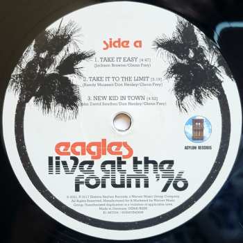 2LP Eagles: Live At The Forum '76