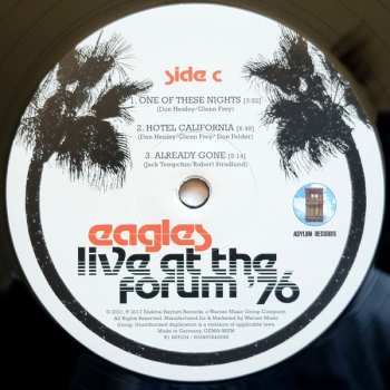 2LP Eagles: Live At The Forum '76