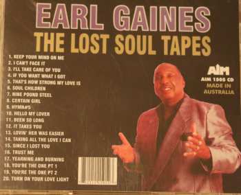 2CD Earl Gaines: The Lost Soul Tapes