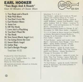 CD Earl Hooker: Two Bugs And A Roach