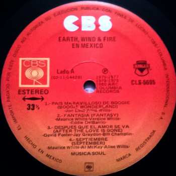 LP Earth, Wind & Fire: En Mexico