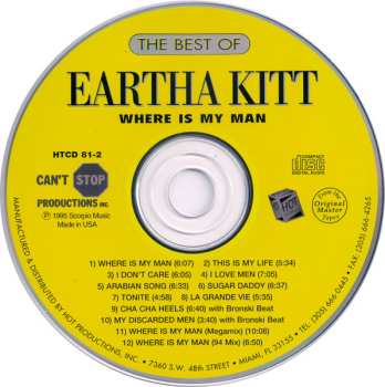 CD Eartha Kitt: The Best Of Eartha Kitt - Where Is My Man