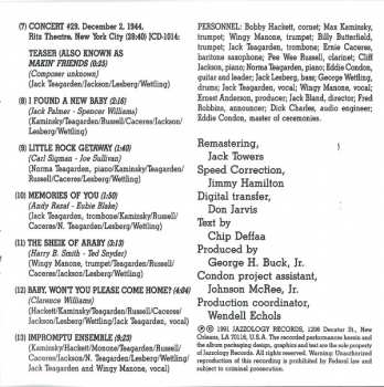 2CD Eddie Condon: The Town Hall Concerts, Volume Seven