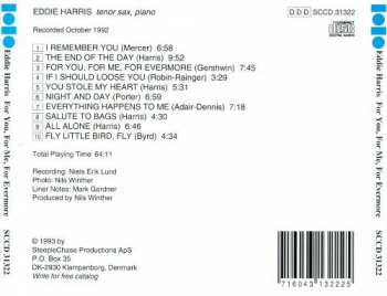 CD Eddie Harris: For You, For Me, For Evermore