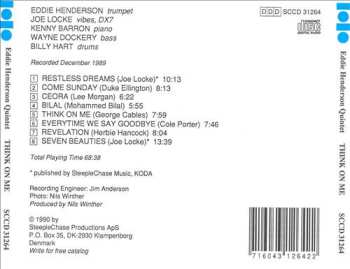 CD Eddie Henderson Quintet: Think On Me