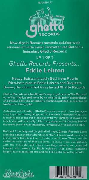 LP Eddie Lebron: Ghetto Records Presents.... Eddie Lebron