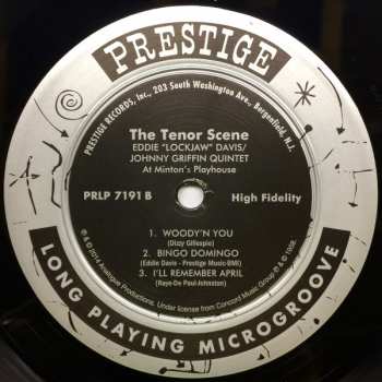 LP The Eddie Davis-Johnny Griffin Quintet: The Tenor Scene (A Live Recording At Minton's Playhouse) LTD | NUM