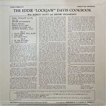 4LP/Box Set Eddie "Lockjaw" Davis: Cookin' With Jaws And The Queen: The Legendary Prestige Cookbook Albums LTD